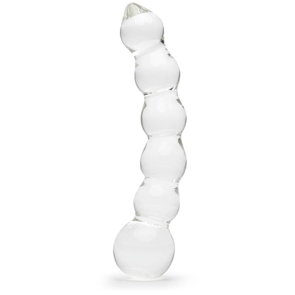 Best glass sex toys: Beaded Sensual Glass Dildo
