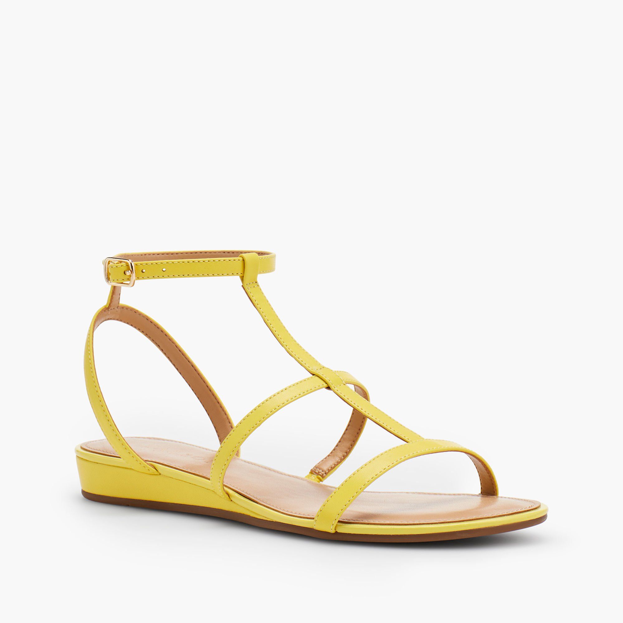 Daisy Gladiator Micro-Wedge Sandals