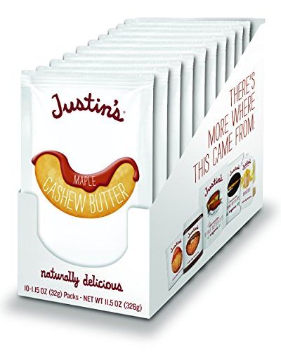 Justin’s Maple Cashew Butter Squeeze Packs 