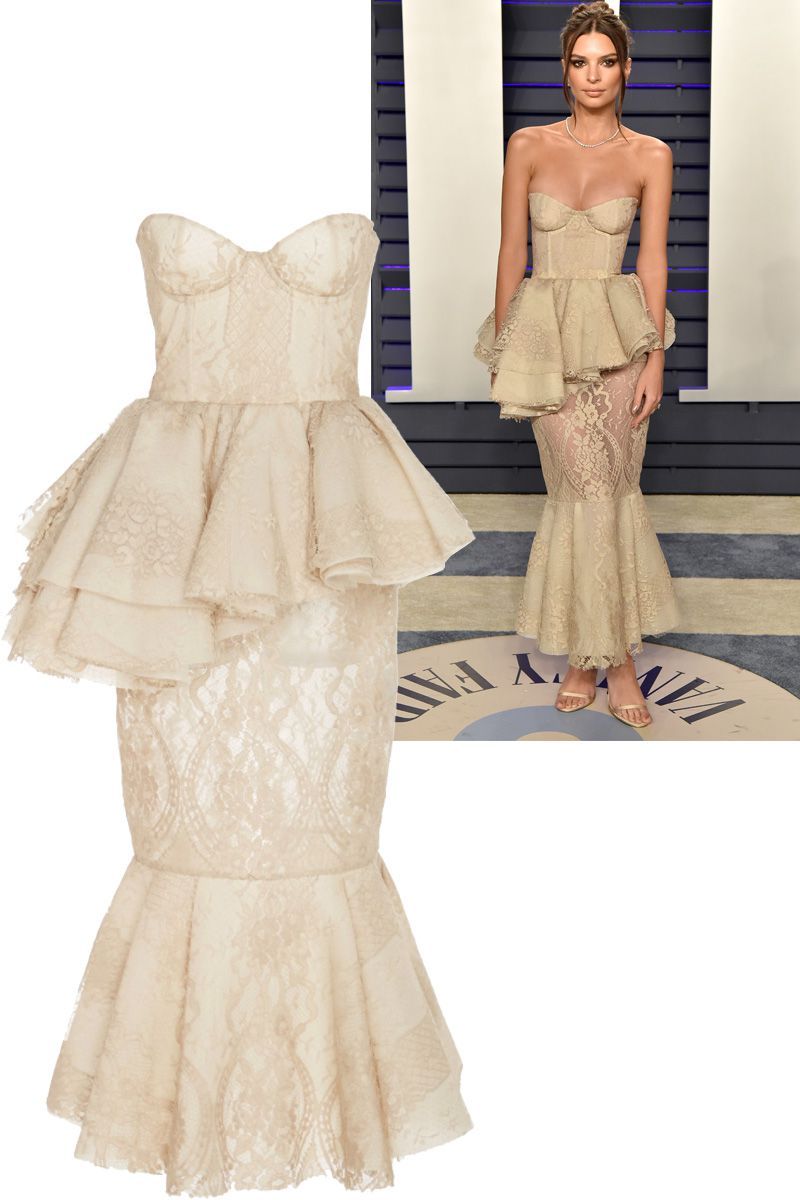 Lady Gaga Oscars Brandon Maxwell Gown - Oscars Gowns You Can Shop