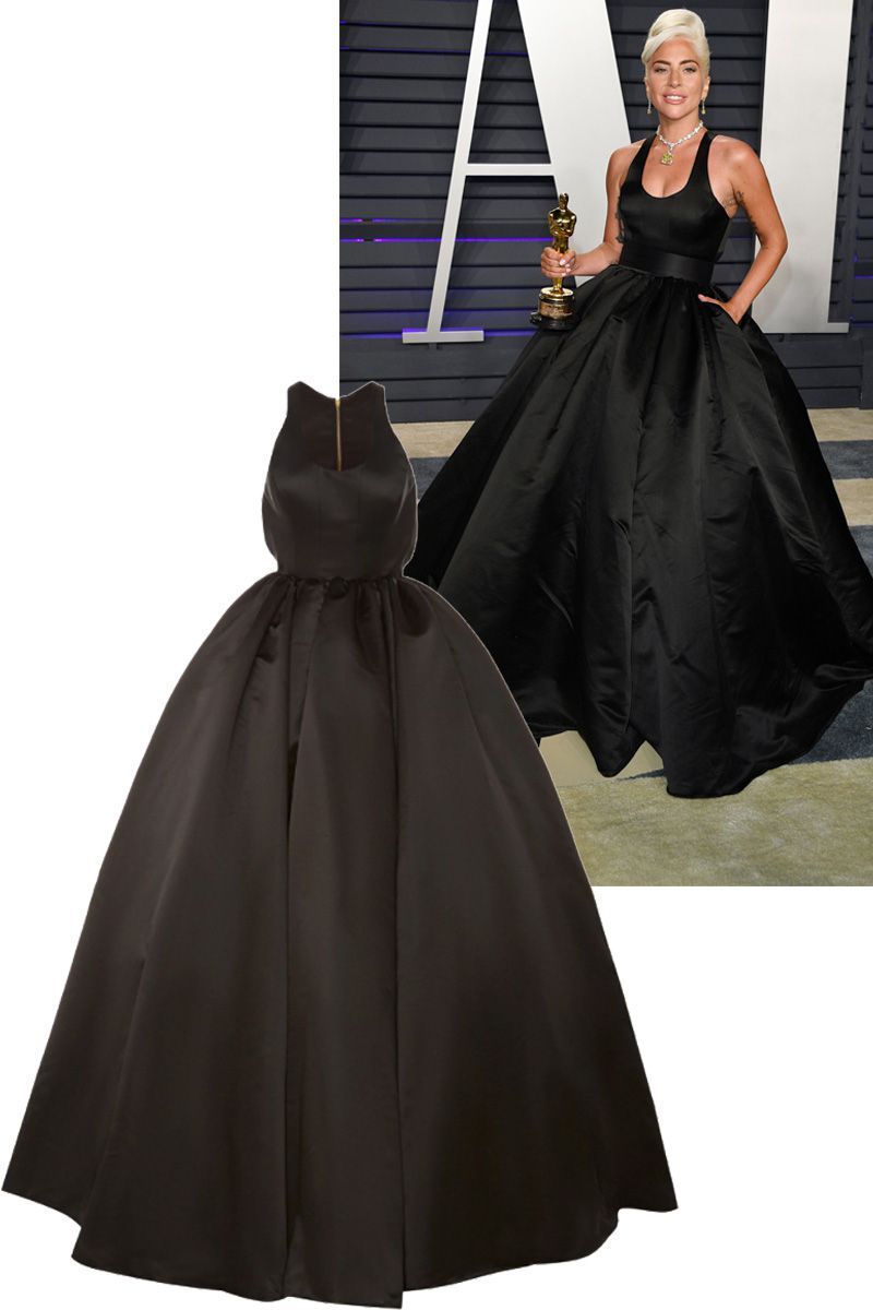 Lady Gaga's satin full gown