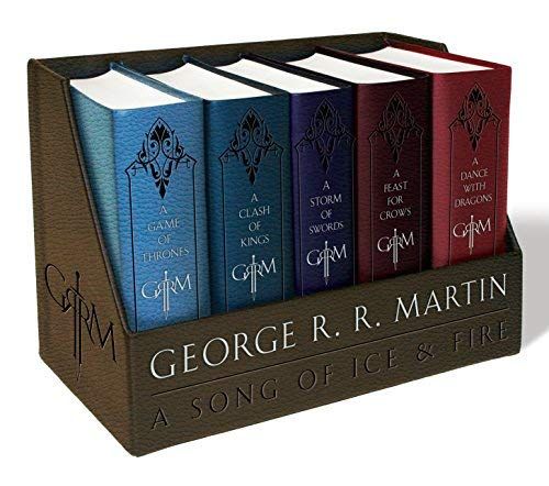 George RR Martins A Game of Thrones Leder-Stoff-Boxset