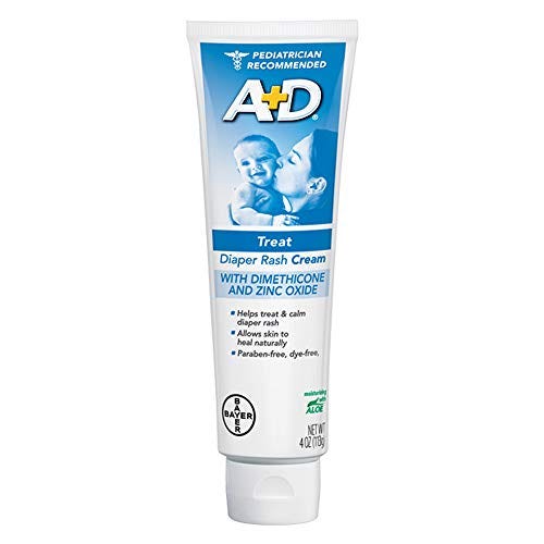 A+D Zinc Oxide Diaper Rash Treatment Cream