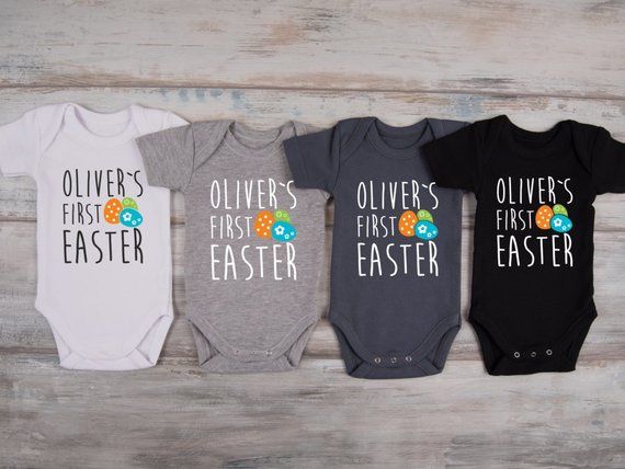 "My First Easter" Personalized Bodysuit