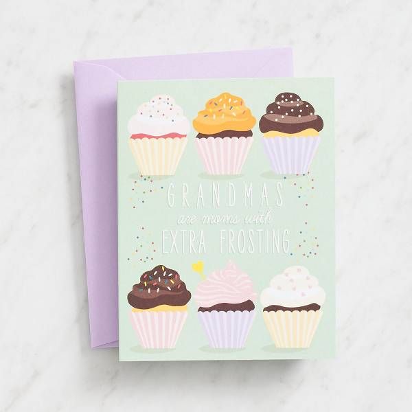 PaperSource Extra Frosting Grandma Mother's Day Card