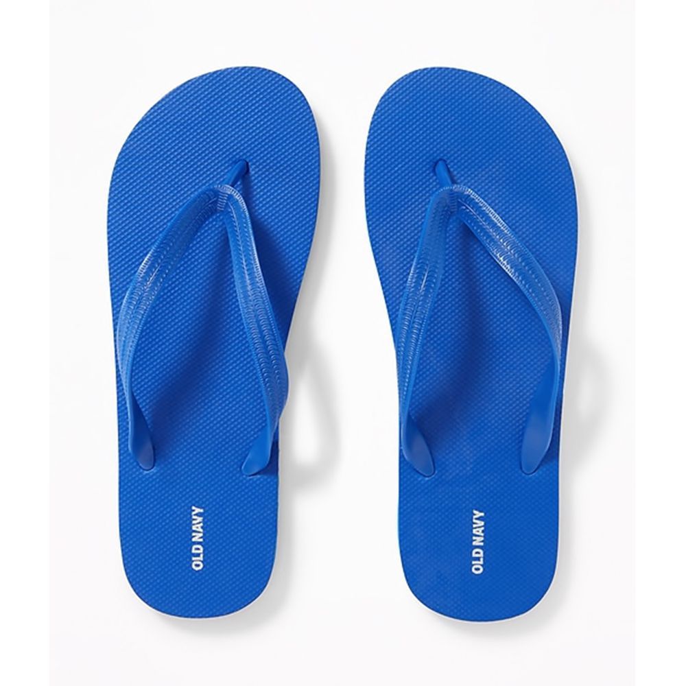 blue mens flip flops