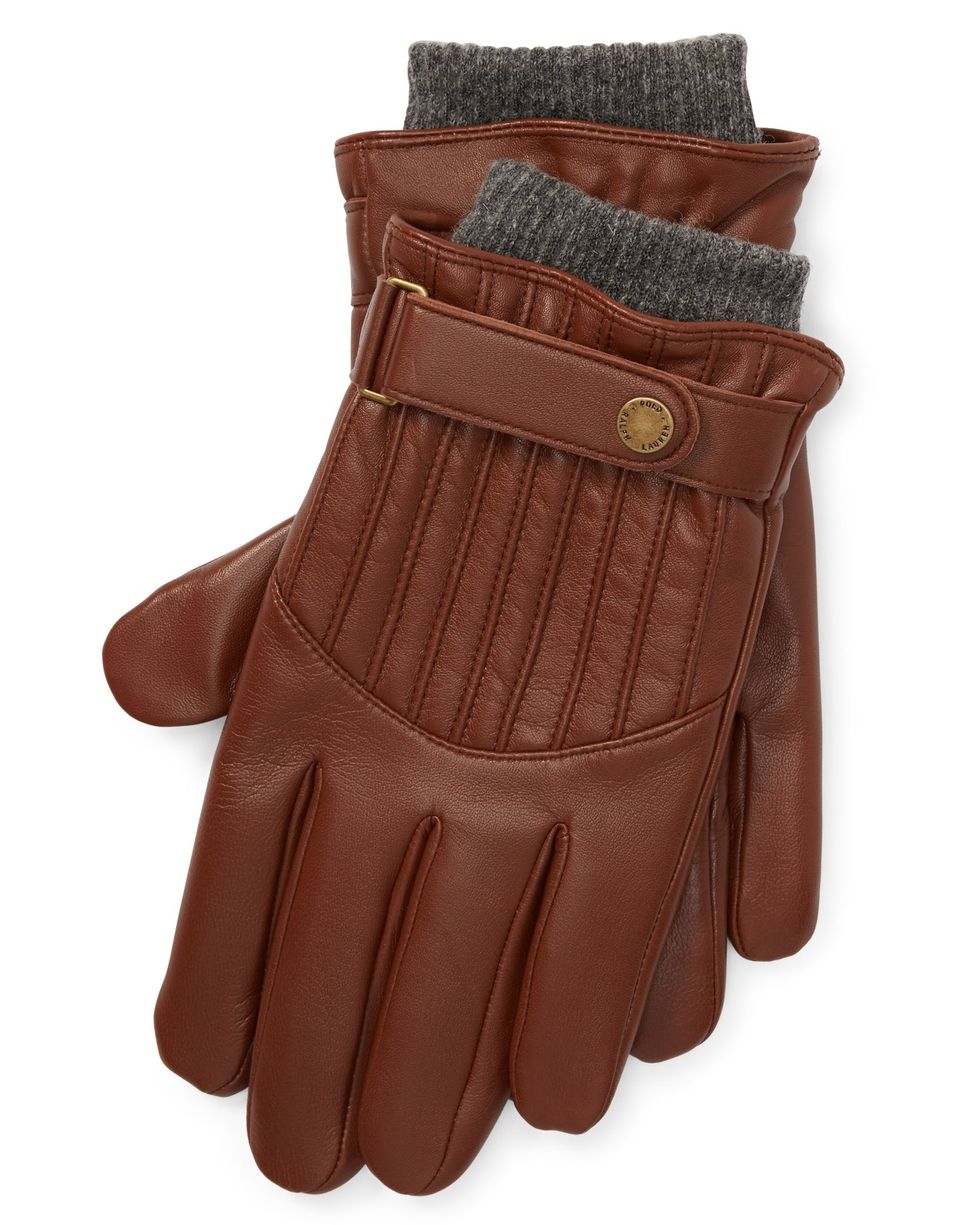 Polo Ralph Lauren Quilted Leather Racing Gloves