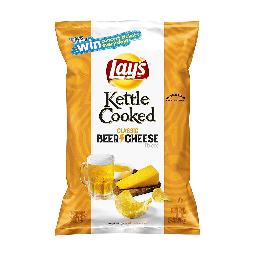 Lay’s Kettle Cooked Classic Beer Cheese