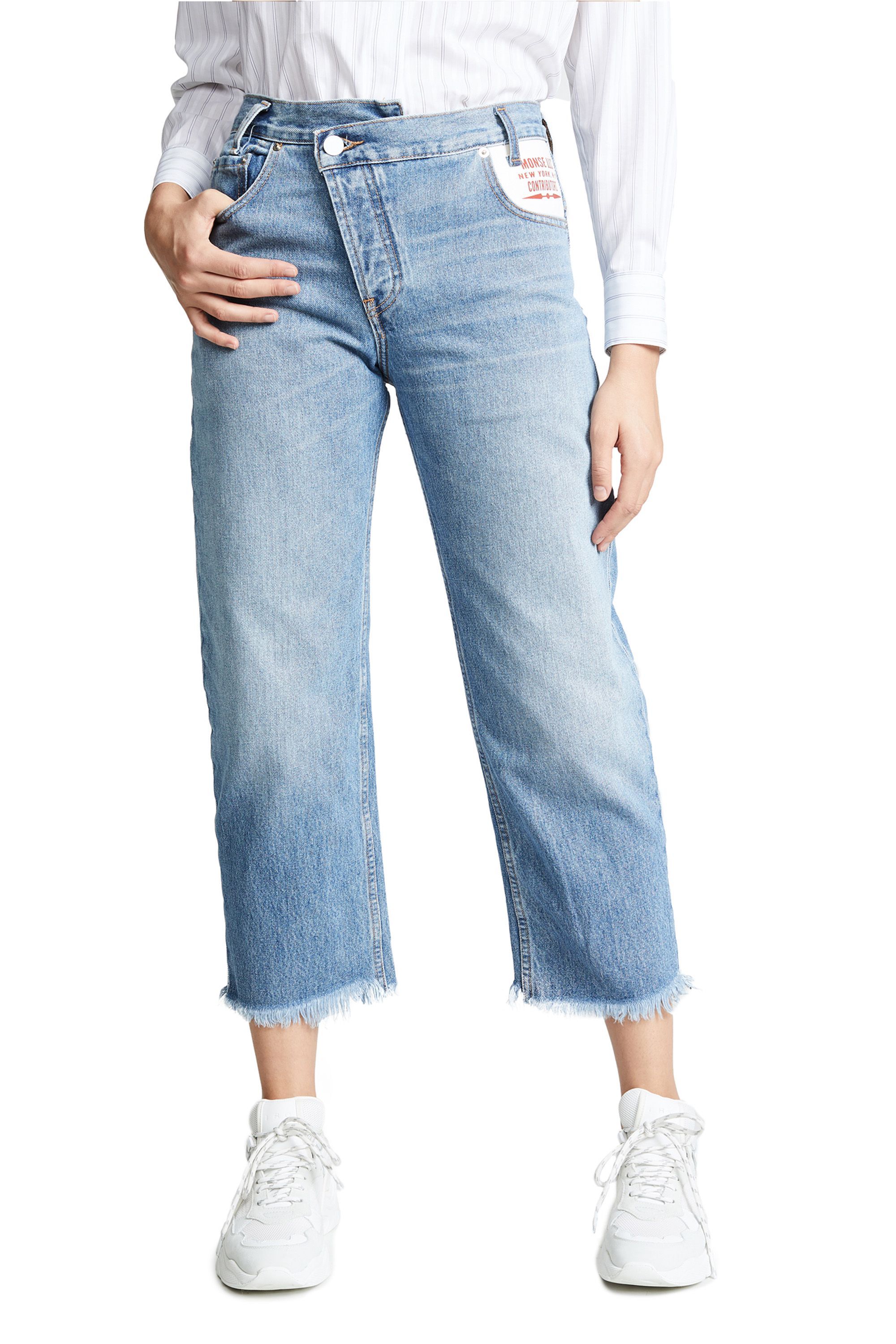 asymmetric jeans trend