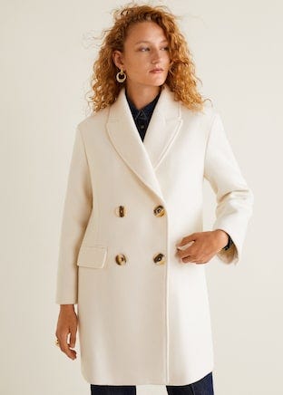Buttoned Wool Coat