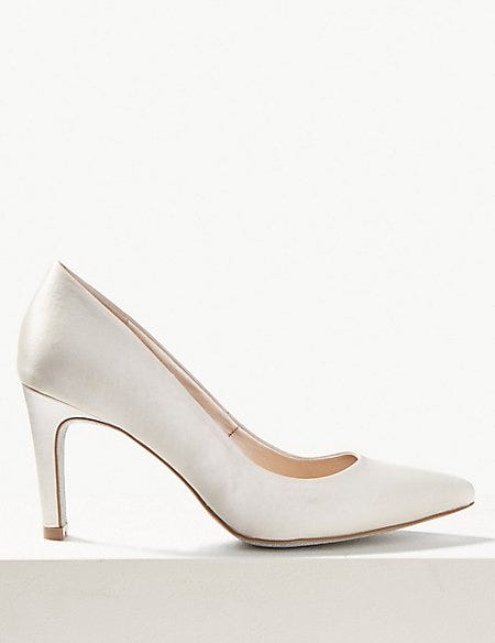 Stiletto Heel Pointed Toe Court Shoes