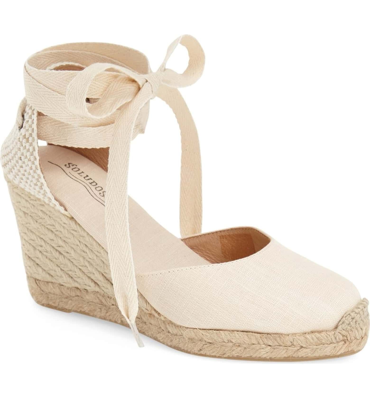 beach wedding shoes wedges