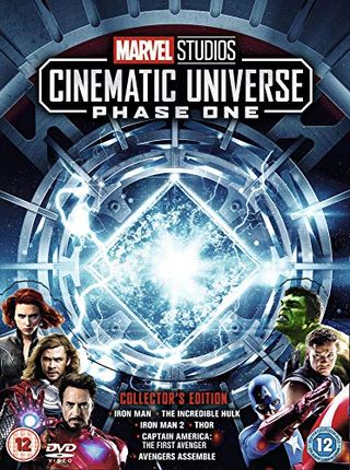 مجموعة صناديق إصدار المقتني من Marvel Studios ، المرحلة 1 [DVD]