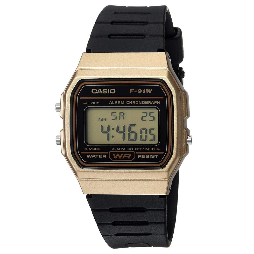 Casio Vintage Series ﻿F-91WM-9A Gold Watch