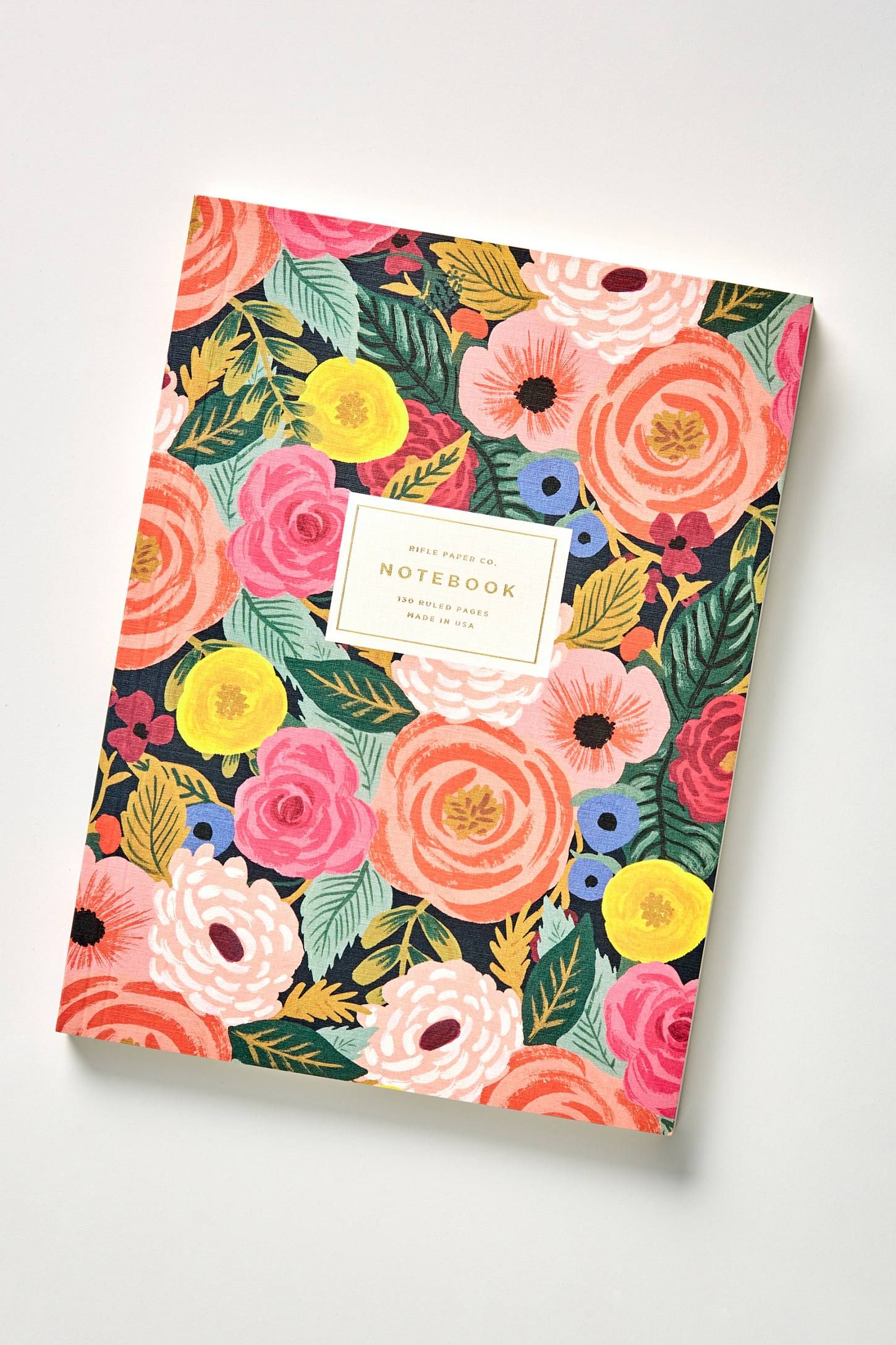 Colorful Rose Journal 