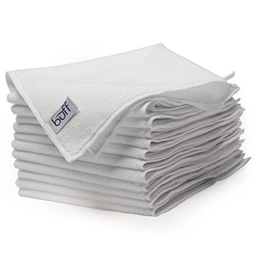 White Microfiber Cleaning Cloths