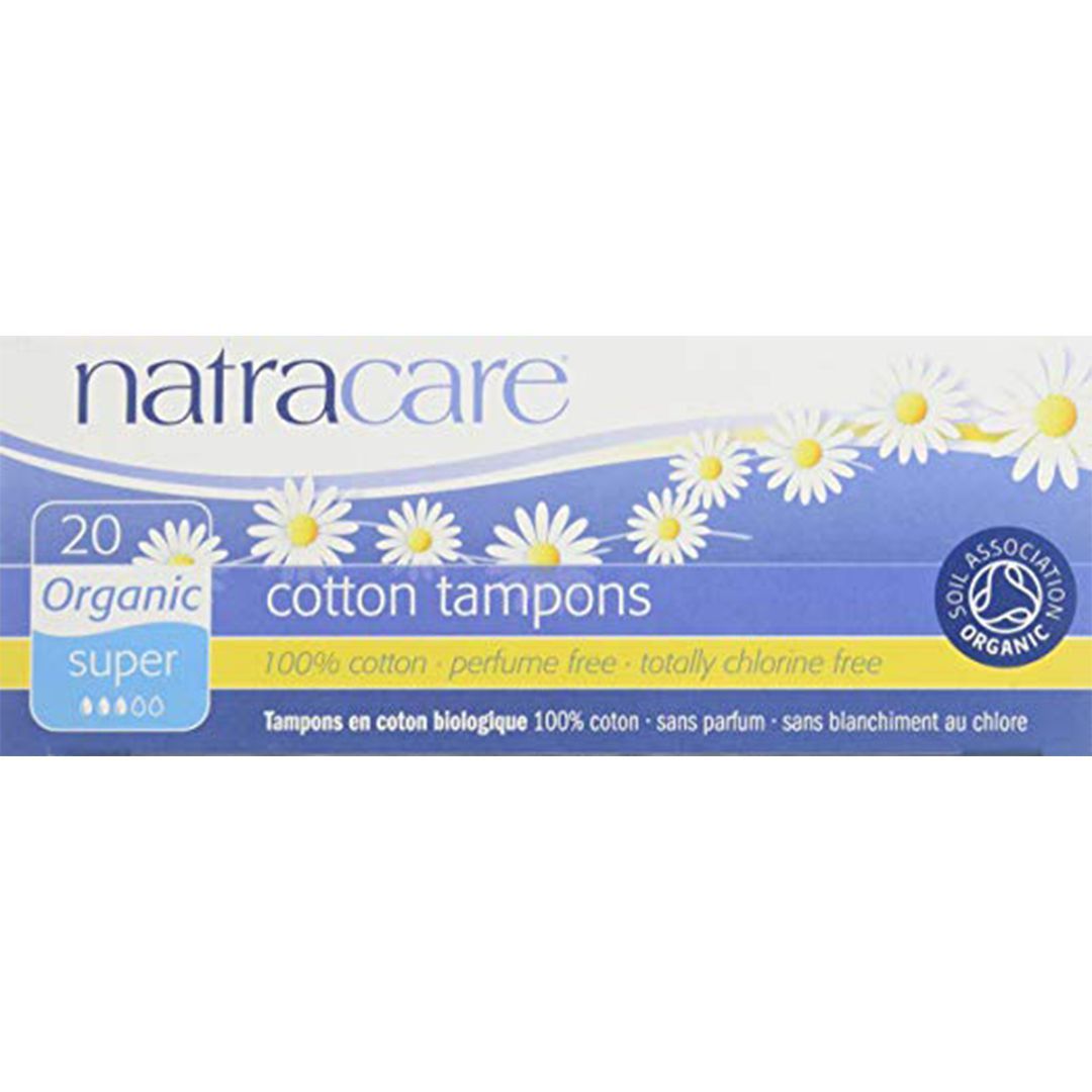 Natracare 2000 Organic All Cotton Non-Applicator Tampons
