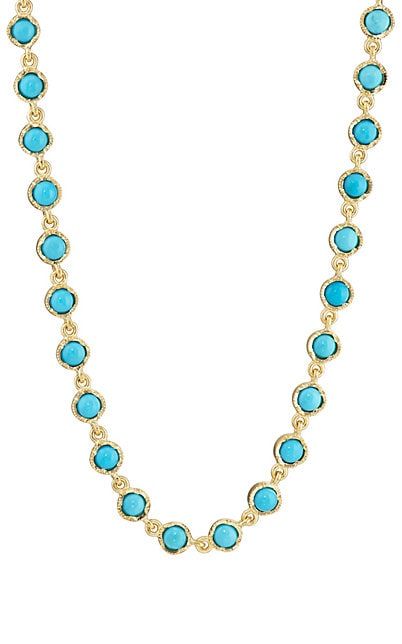 Irene Neuwirth Turquoise-Cabochon Necklace