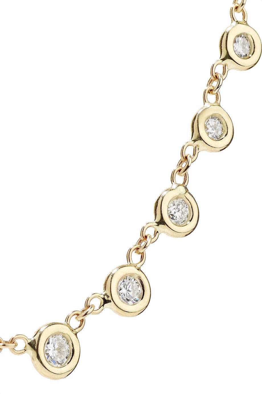 Emily 14-Karat Gold Diamond Necklace