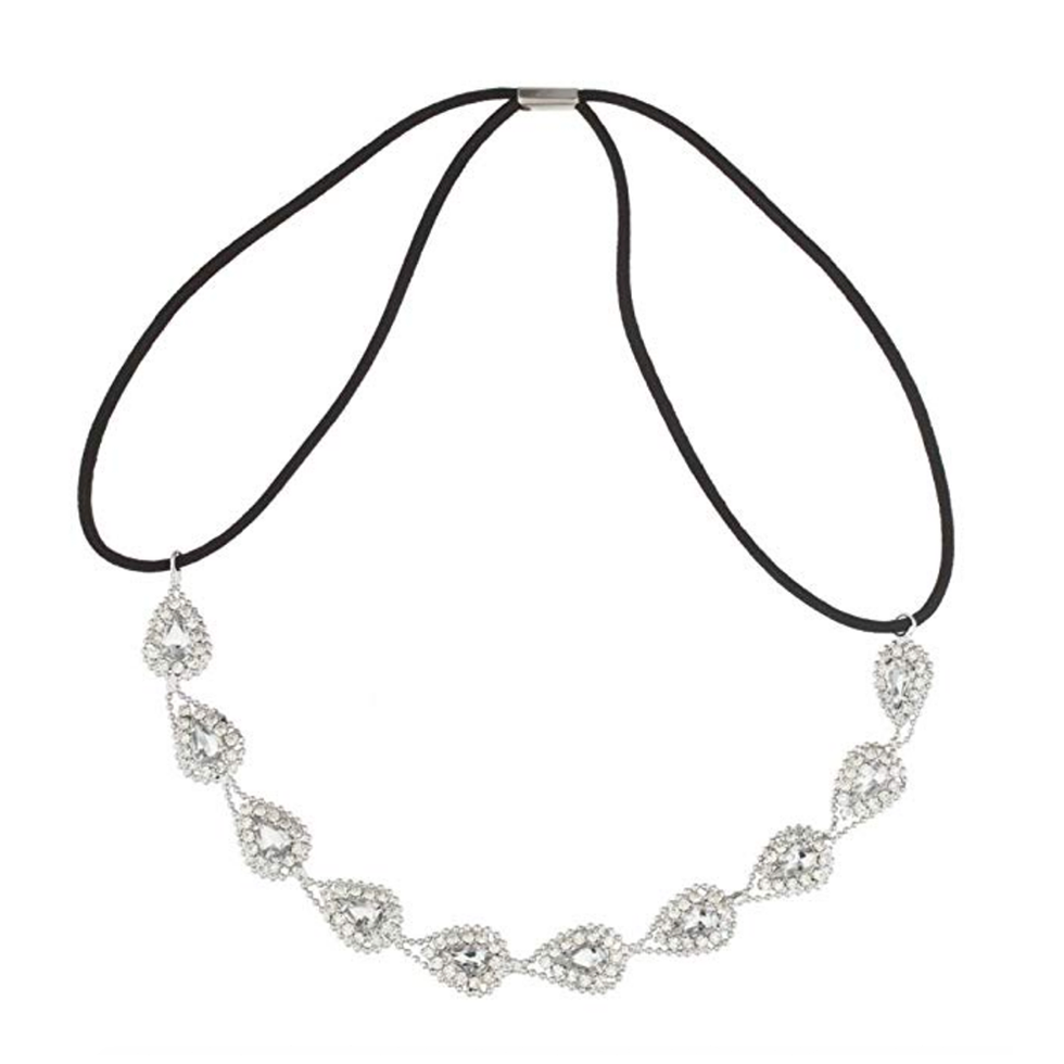 Braided Bling Stretch Headband