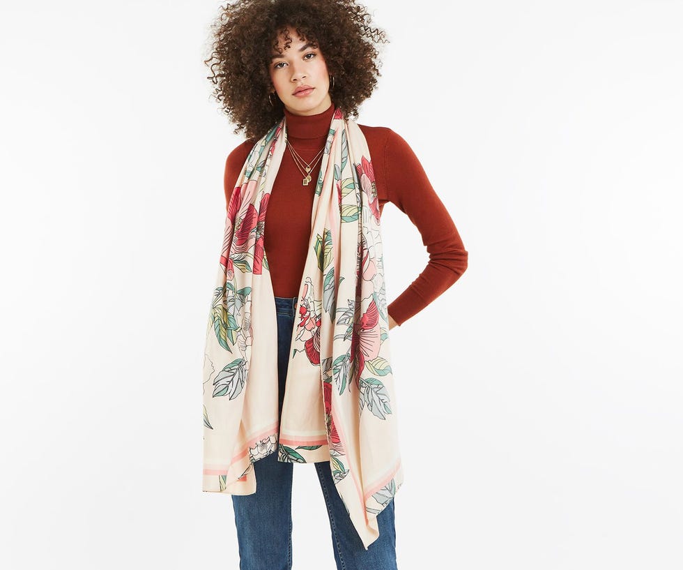 Bold Bloom Scarf