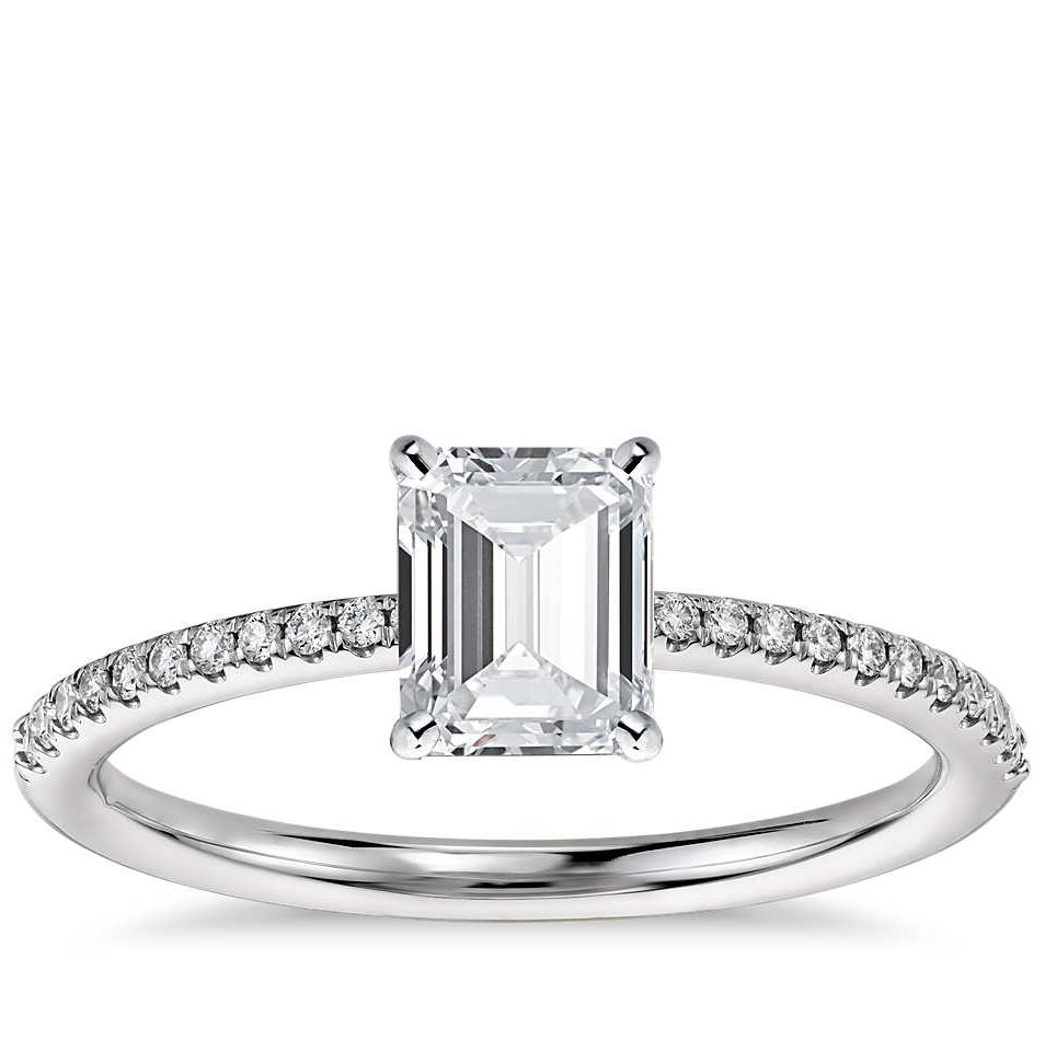 Choosing an Emerald Cut Engagement Ring - Celebrities with Emerald Cut ...