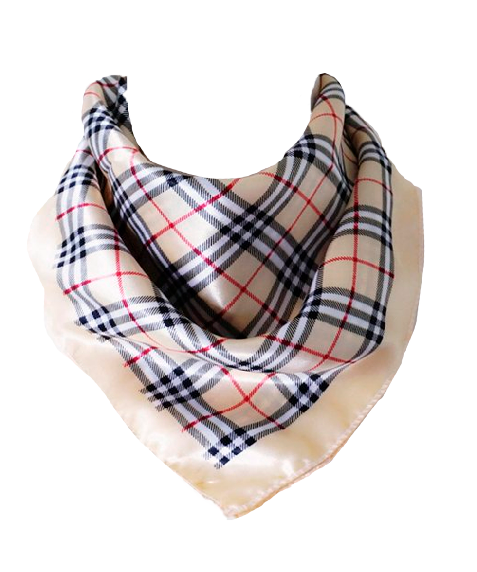 Tartan Plaid Silk Scarf