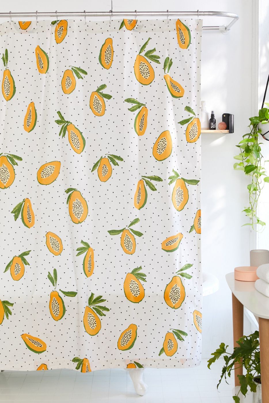 Papayas Shower Curtain
