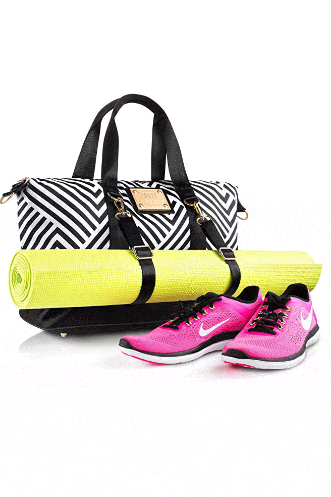 Large Fashion Boho Pilates Yoga Mat Carrier Canvas Bag Storage Gym Stuff 