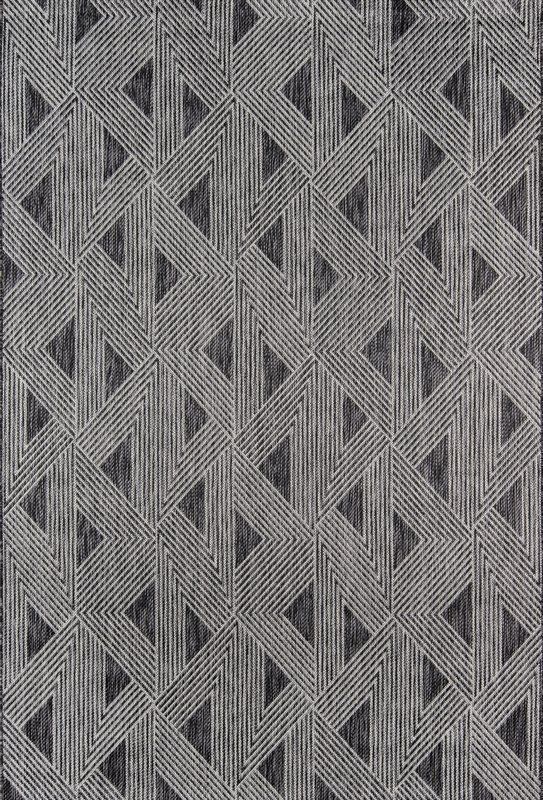 Sardinia Charcoal Indoor Outdoor Rug