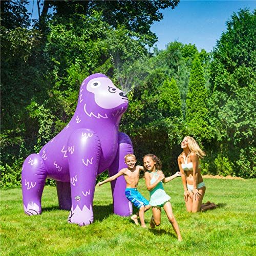 Inflatable Purple Ape Sprinkler
