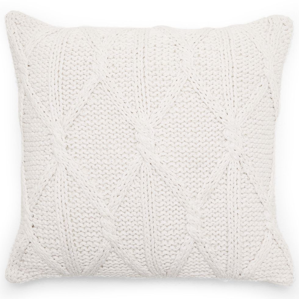 Scandinavian Knit Braided Pillow