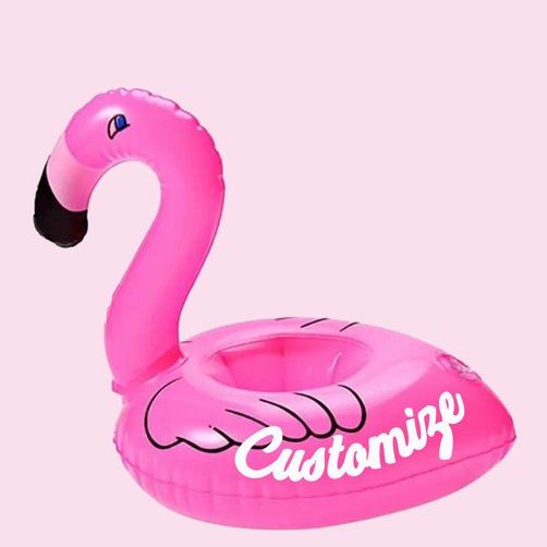 Monogrammed Drink Holder Float, Pool Party Float, Custom Float, Flamingo  Float, Personalized Drink Float, Ring Float, Personalize Pool Float 