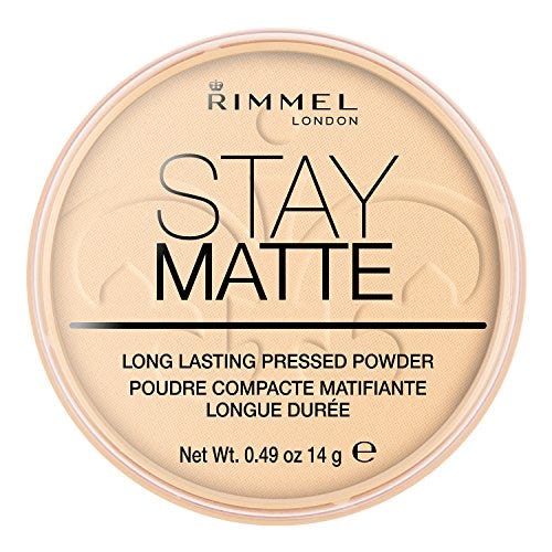 Rimmel London Stay matt fény lefedettség préselt por, átlátszó, 