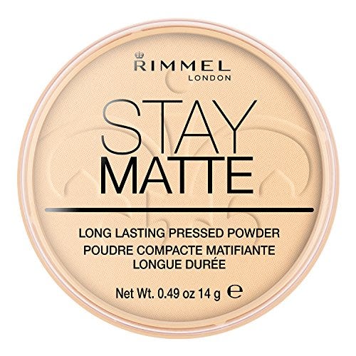 Rimmel London Stay Matte Light Coverage Pressed Powder, Transparent, 