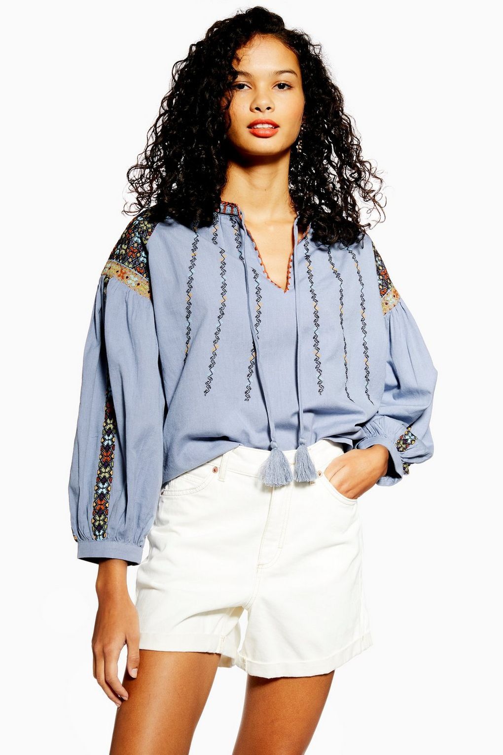 sanctuary soak up the sun peasant top