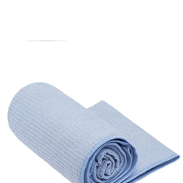 Norcia Yoga Towel, Non Slip Hot Yoga Mat Towel with Corner Pockets,  Mat-Sized 24 x 72, 100% Microfiber Sweat Absorbent, Perfect for Hot Yoga