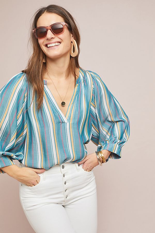 sanctuary soak up the sun peasant top