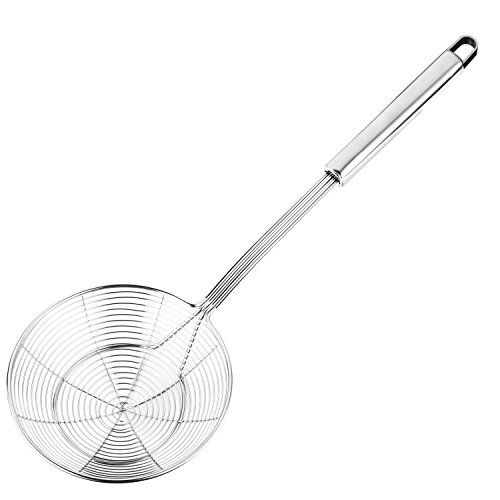 Hiware Solid Stainless Steel Spider Strainer