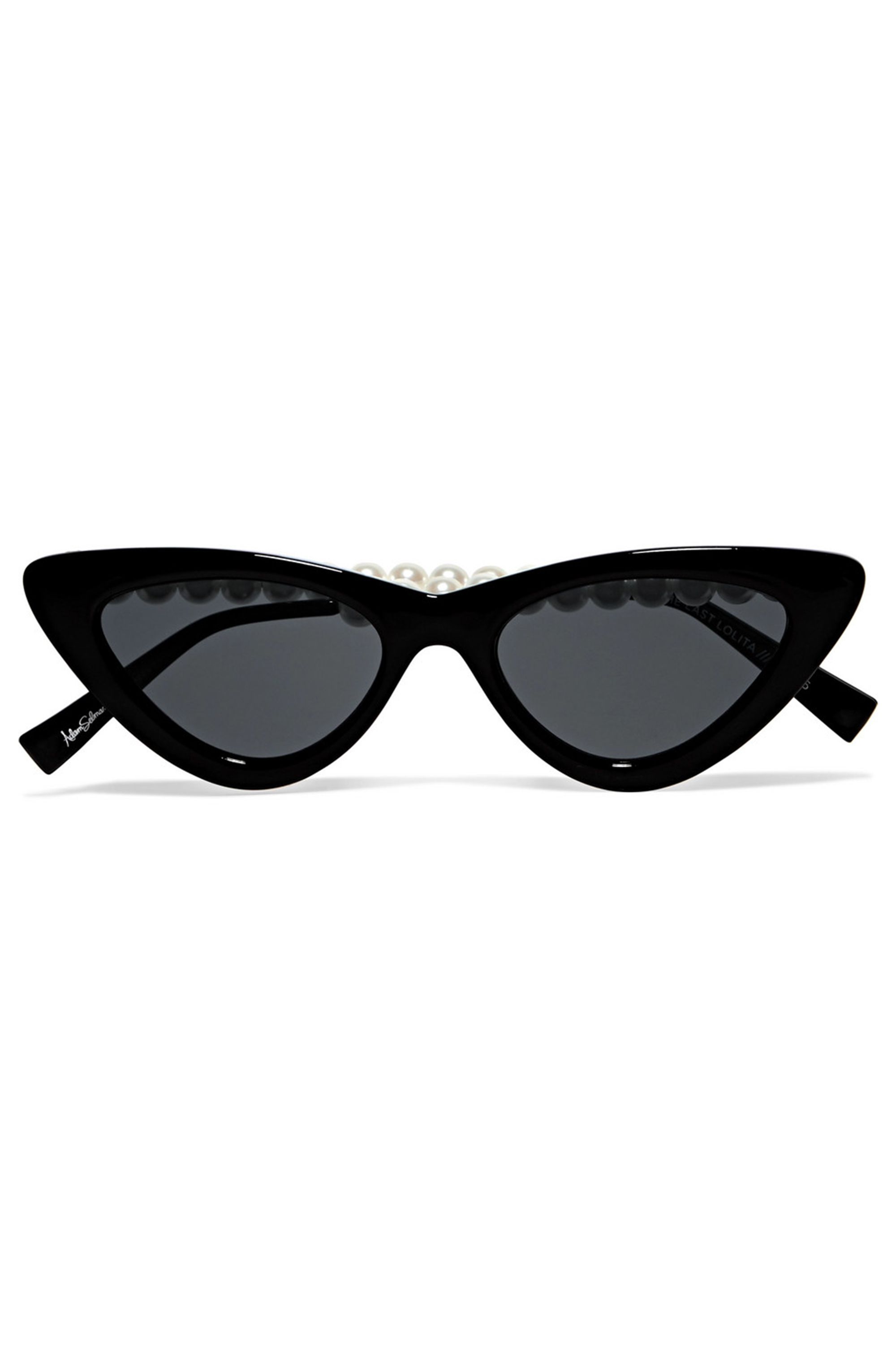 Classic Large Big AUDREY Cat Eye D Designer WaYfe 3 DOTS Oversized Sunglasses L 