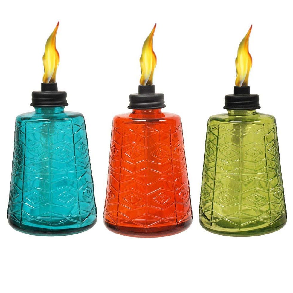 Molded Glass Table Torches