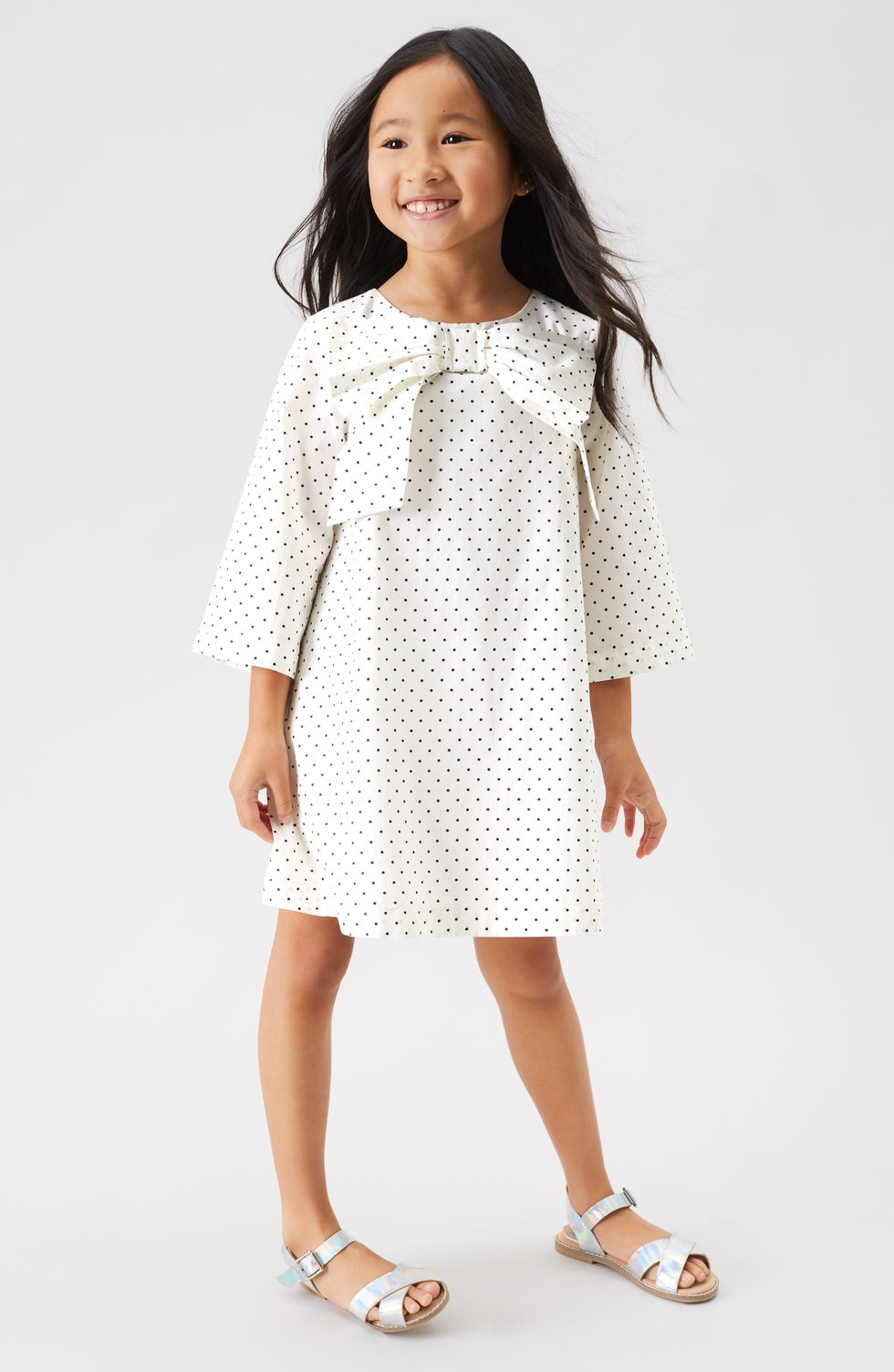 Statement Bow Dress in Toddler, Little Girl, and Big Girl Sizes