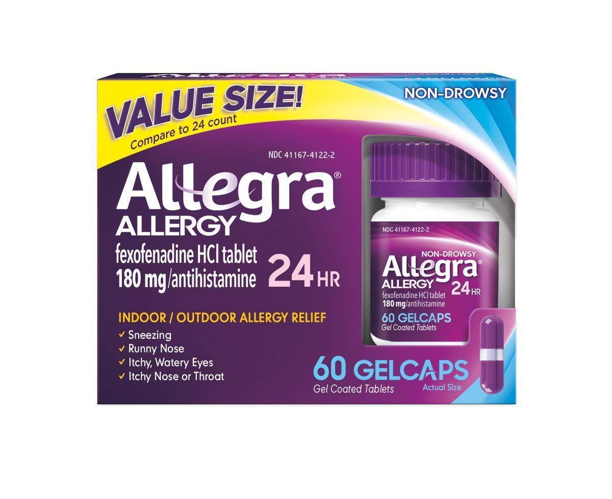 Allergy 24 Hour Gelcaps Fast-Acting Antihistamine
