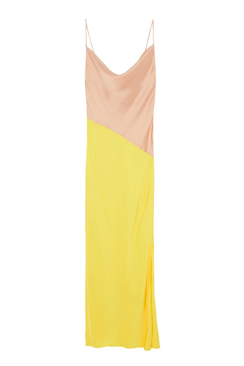 Block Color Slip Dress 