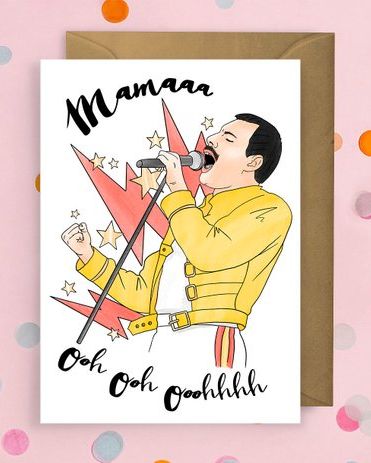 Freddie Mercury Mother's Day Cards