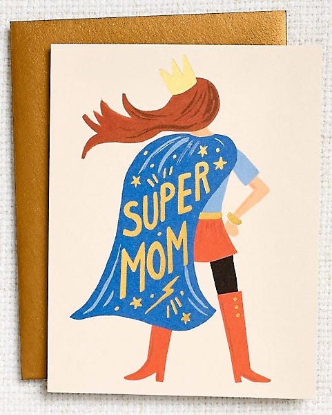 Mother's Day Superhero Card