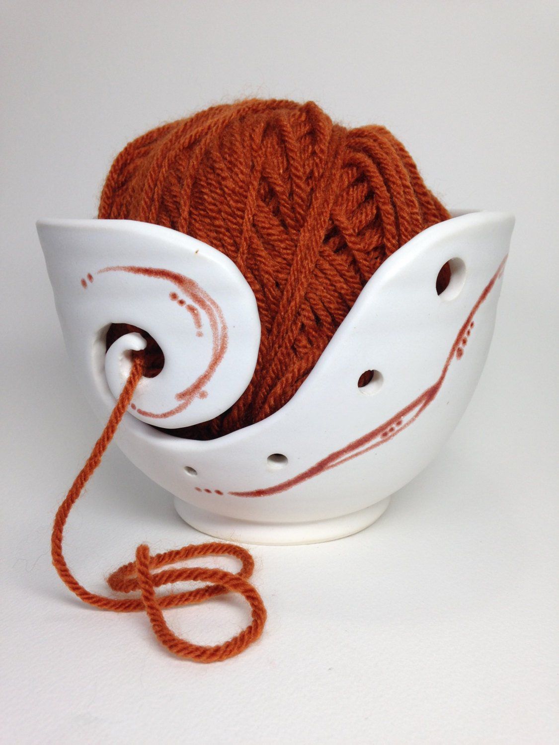 Ceramic Knitting Bowl