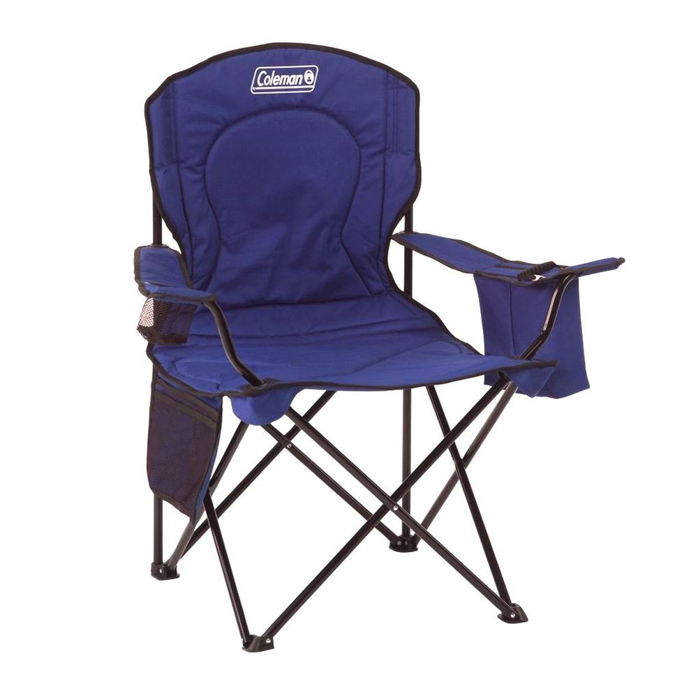 Portable Camping Quad Chair with Cooler