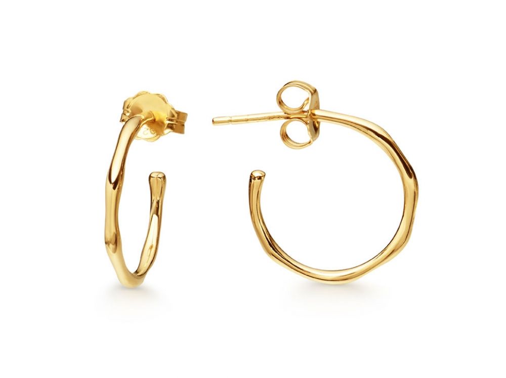 Gold Molten Small Hoops