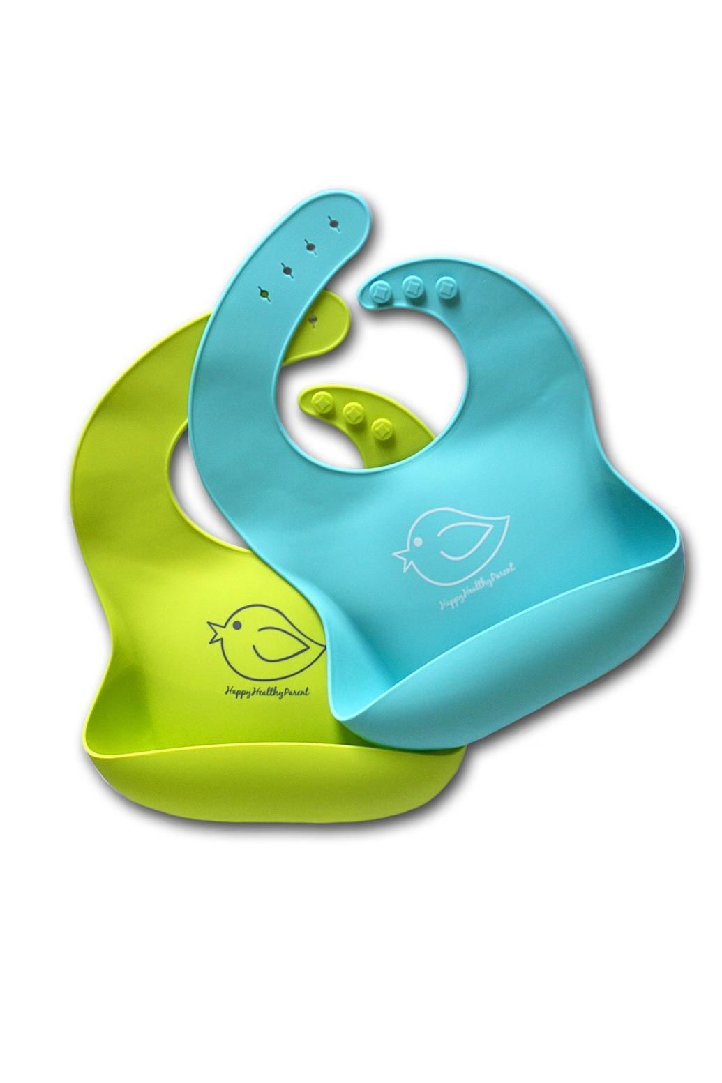 Bobo Baby Bibs Adjustable Wide Size 6-24 Months Stretchy Quick-dry Material for Boys and Girls 